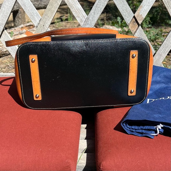 Dooney & Burke Saffiano Leather Dover Tote & Matching Wallet - Picture 5 of 11